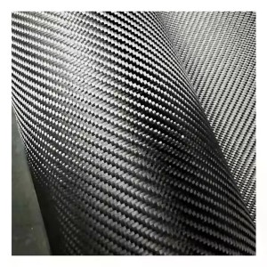 High Strength 3k 6k 12K T300 T600 200gsm 2x2 Twill Weave Setting Lightweight Carbon Fiber Fabric Roll Carbon Fiber Cloth