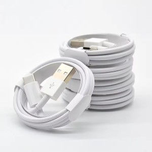 Wholesale 1M/1.5M/2M USB C Charging Cable Cell Phone Type C to USB Cable USB to USB C Data Cable with Box