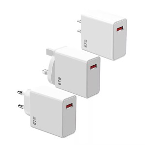 67W Super Fast Charging Universal Mobile Phone Charger QC3.0 Compatible for Europe America and the UK