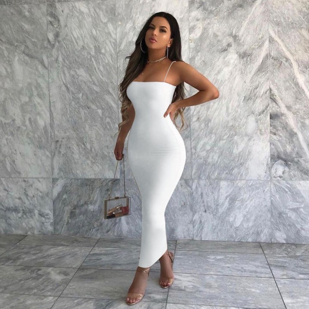 Summer New Women's Clothes Dress Sexy Strap Fashionable Slim Fit Casual Dresses