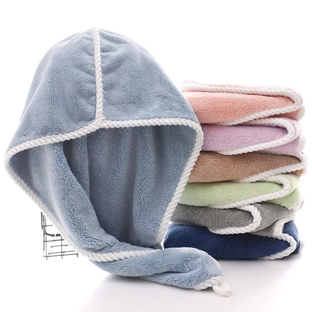 Fast Dry Towel Coral Fleece Hair-drying Towel Cap Hair Wraps Hair Drying Cap